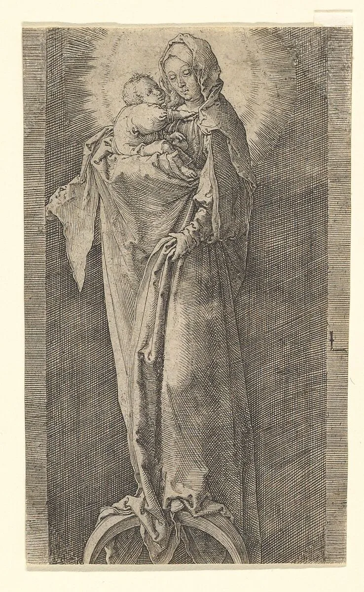 The Virgin with Child in the Niche — Lucas van Leyden