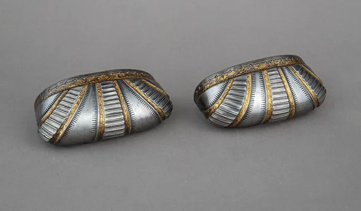 Toe Caps for a Pair of Foot Defenses (Sabatons)