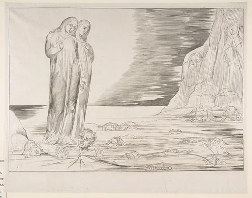 The Circle of Traitors: Dante's Foot Striking Bocca degli Abbate