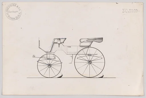 Design for 2 seat Phaeton, no. 3039a