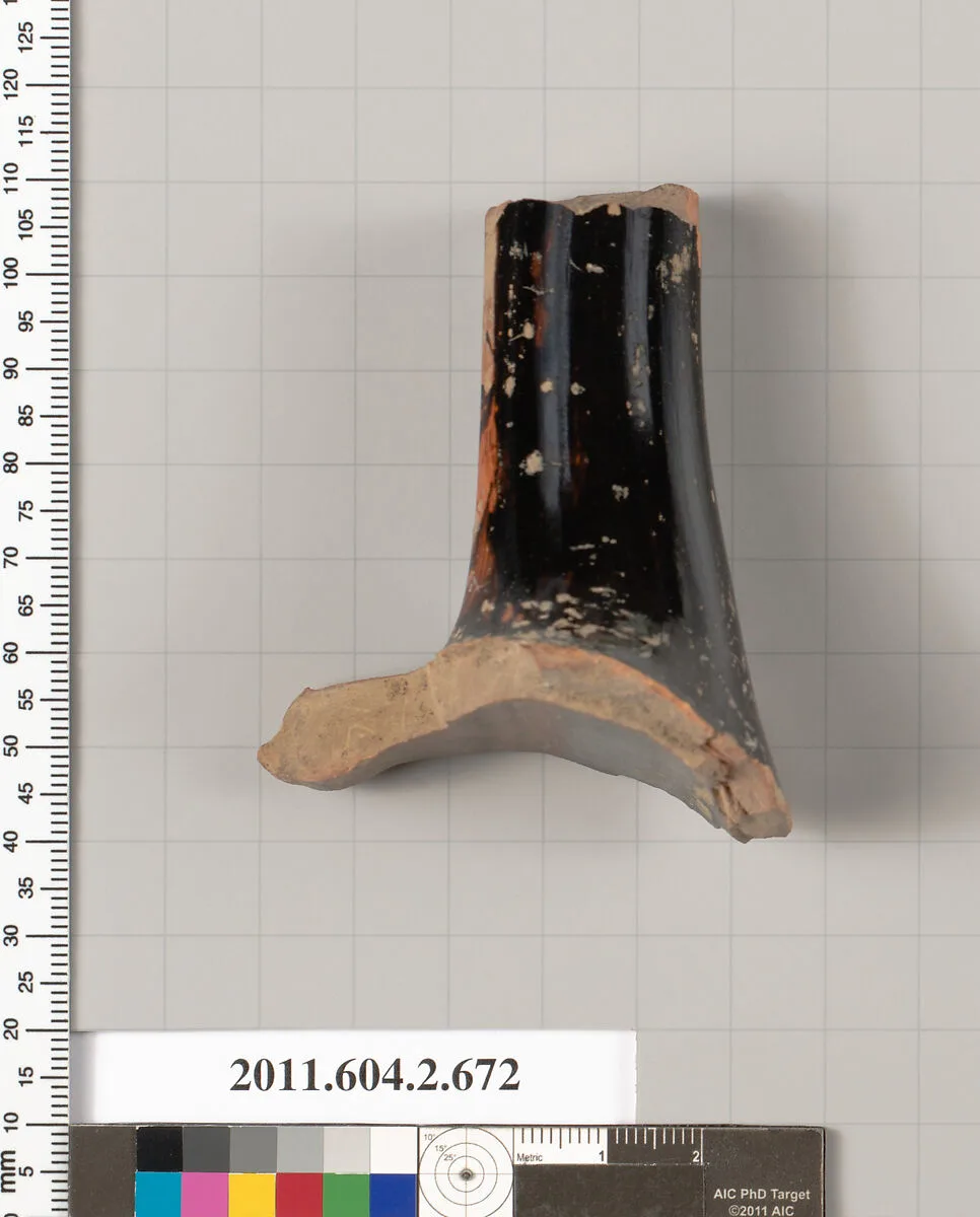 Terracotta fragment of a column-krater (bowl for mixing wine and water) — Unknown