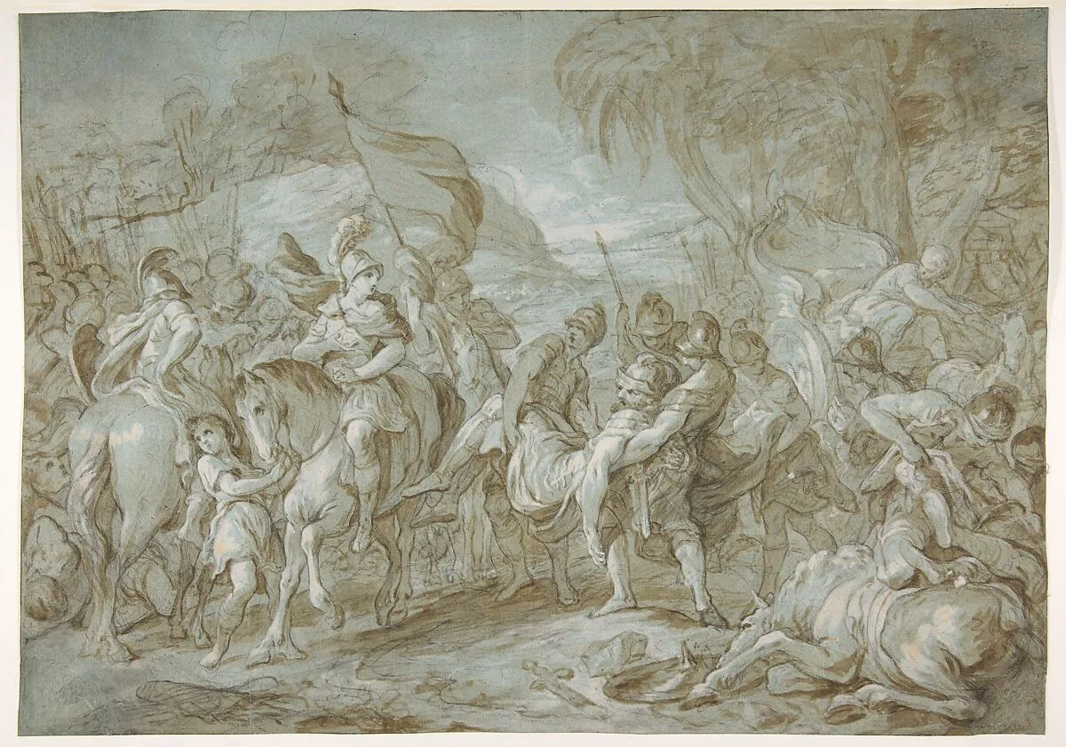 Alexander and Porus — François Le Moyne