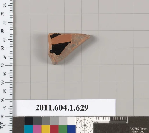 Terracotta fragment of a kylix (drinking cup)