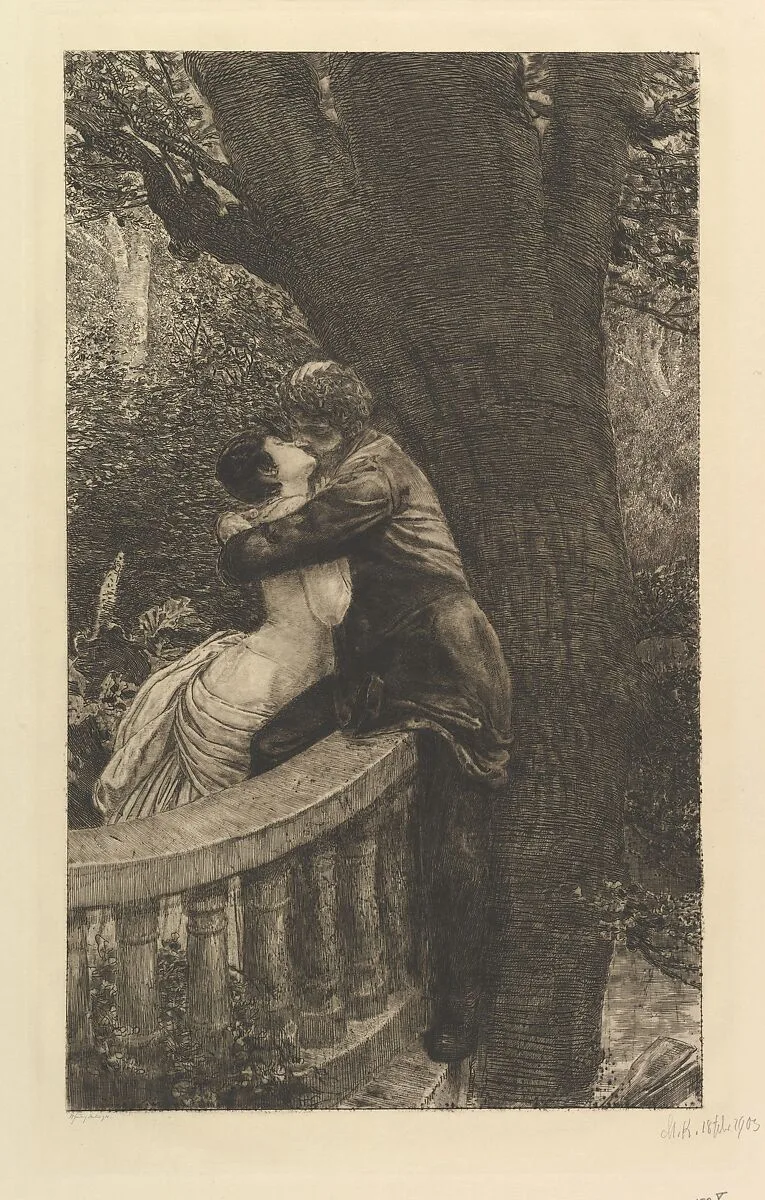 In the Park (from the series A Love) — Wilhelm Felsing|Max Klinger
