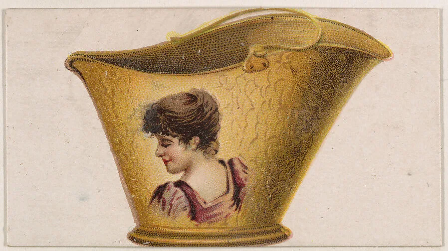 Coal bucket, from the Novelties series (N228, Type 5) issued by Kinney Bros. — Kinney Brothers Tobacco Company