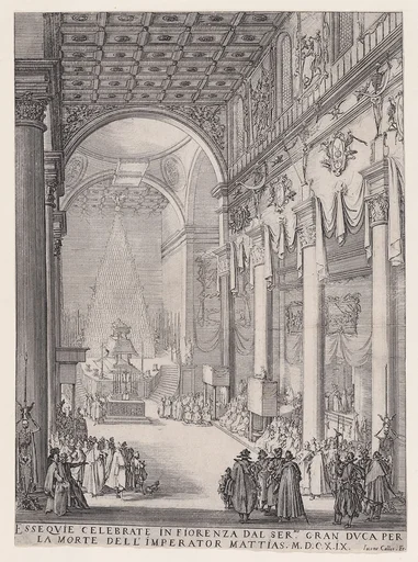 Le Catafalque de l'Empereur Mathais pièce appelée aussi Le Petit Prédicateur, La Chapelle Funèbre de Florence et Requiem de L'Empereur Mathais (The Catafalque of the Emperor Matthais, piece also called The Small Preacher, The Funerary Chapel of Florence, The Requiem of the Emperor Matthais)