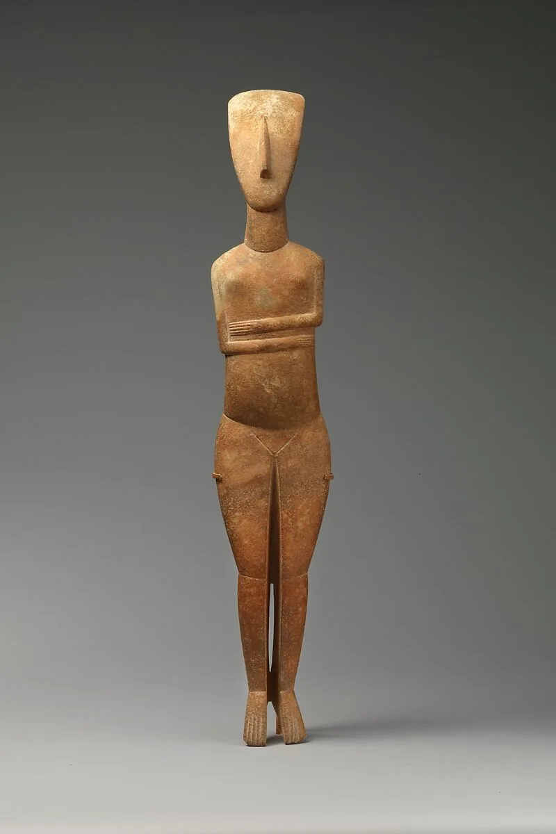 Marble female figure — Bastis Master