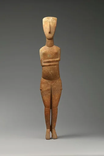 Marble female figure