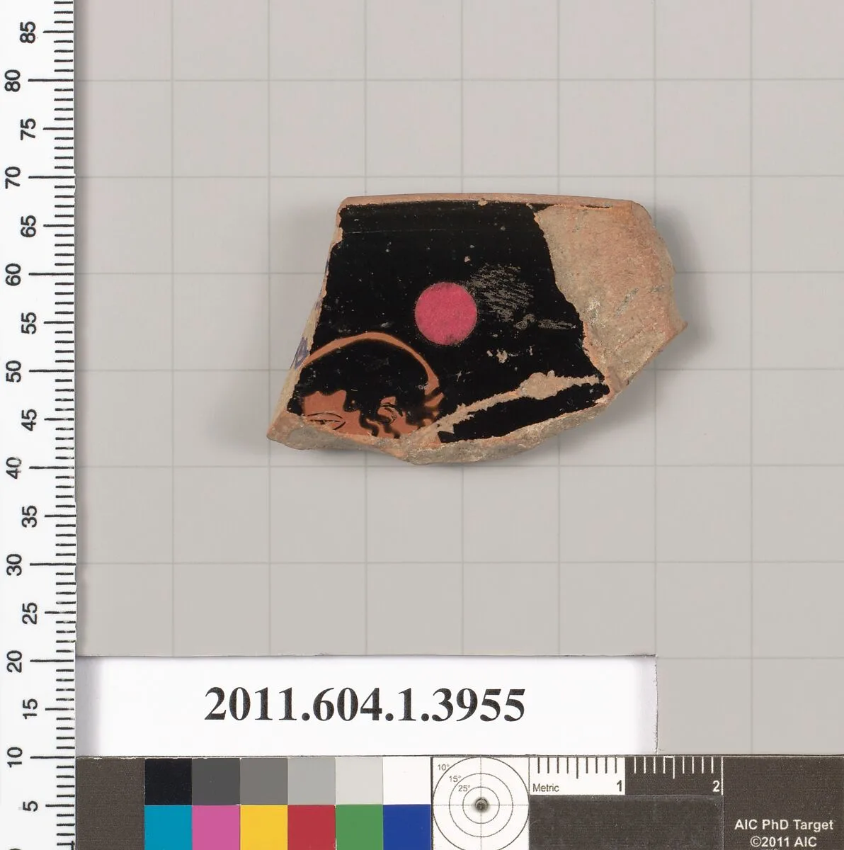Terracotta rim fragment of a kylix (drinking cup) — Unknown
