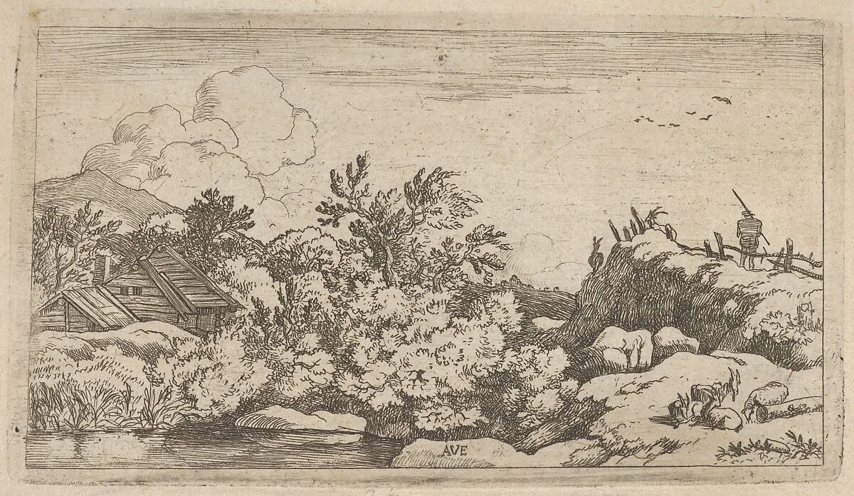 The Goatherd on the Hill — Allart van Everdingen