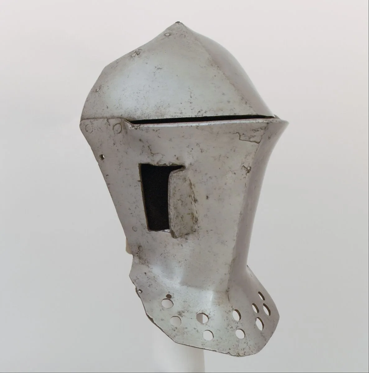 Front Half of a Tournament Helm — Unknown