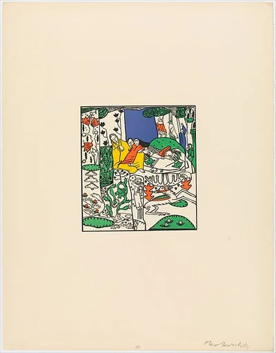 Die Schalfenden (The Sleeping) from the series Die Träumenden Knabe (The Dreaming Boys)