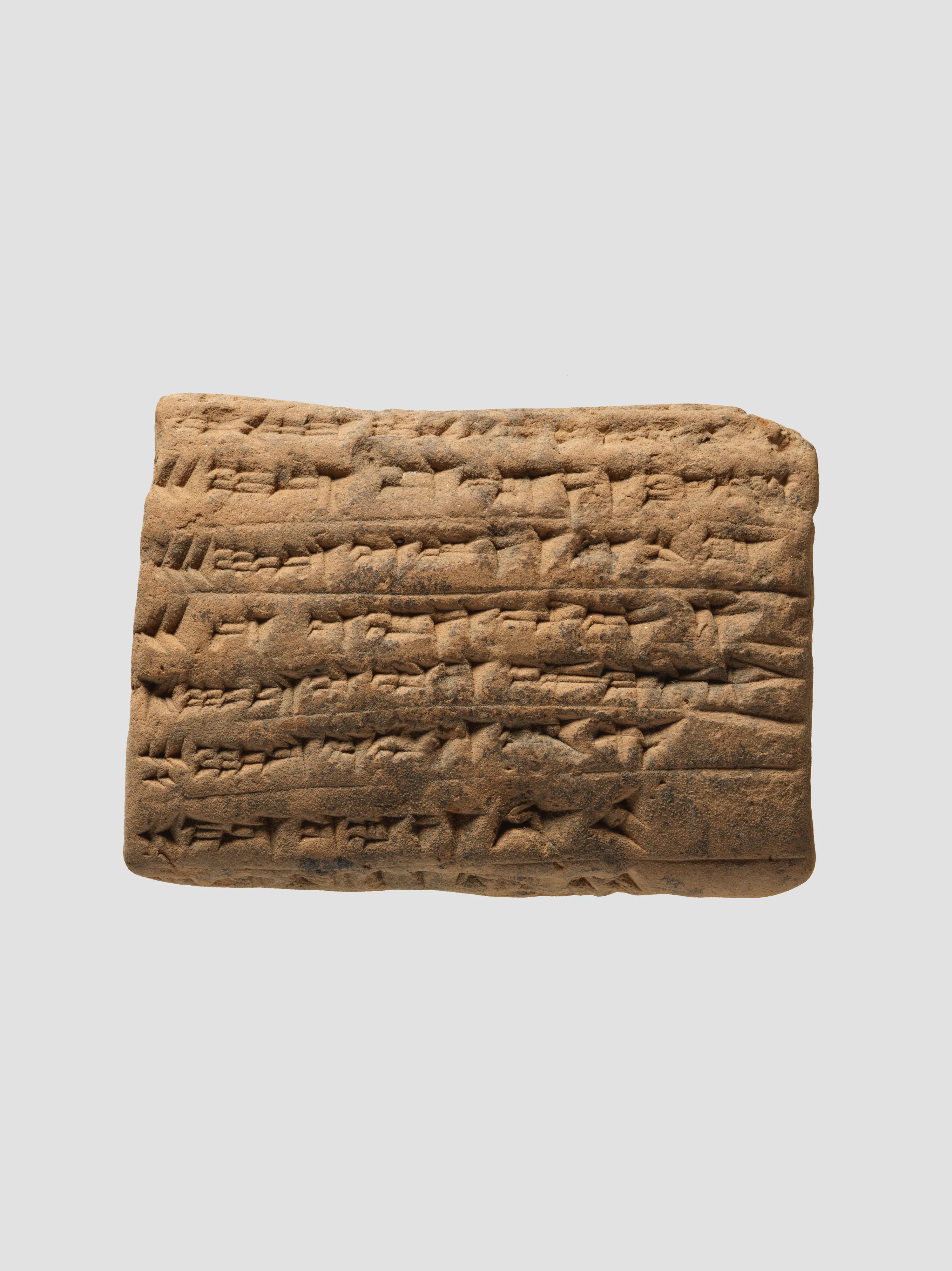 Cuneiform tablet: account of dates as imittu-rent, Ebabbar archive — Unknown