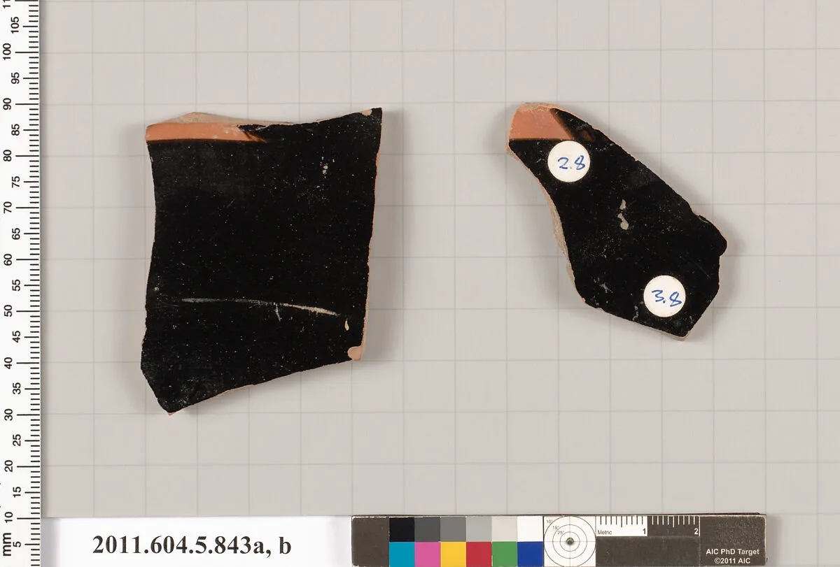 Terracotta fragments of kylikes (drinking cups) — Unknown