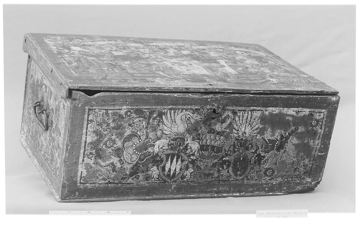 Box with conjoined arms of Bonstetten (Switzerland) and Jung (Strasbourg) — Unknown