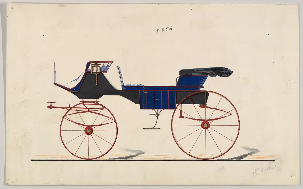 Design for Vis-à-vis, no. 854 — Brewster & Co.