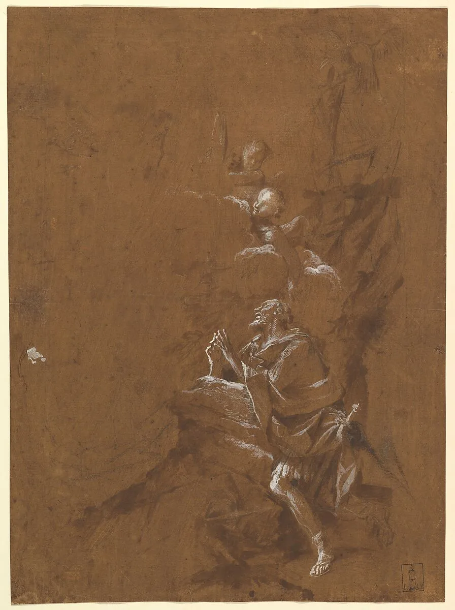 The Vision of Saint William of Aquitaine — Giovanni Angelo Canini