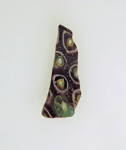 Glass mosaic bowl fragment
