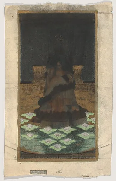 Magical Holy Mountain within a Lotus-filled Sea — Herbert E. Crowley