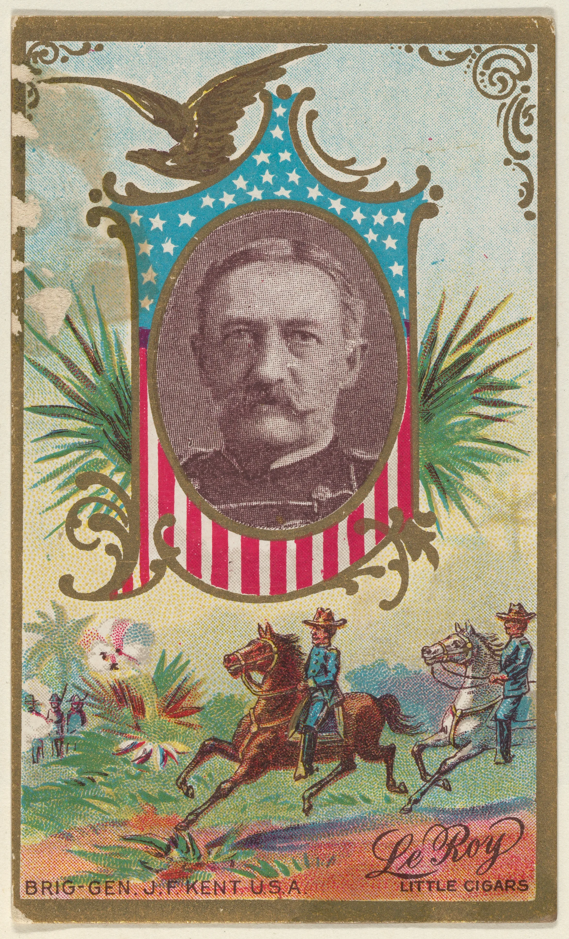 Brigadier General Jacob F. Kent, U.S. Army, from the "Generals" series (T63), issued by LeRoy Little Cigars — LeRoy Little Cigars
