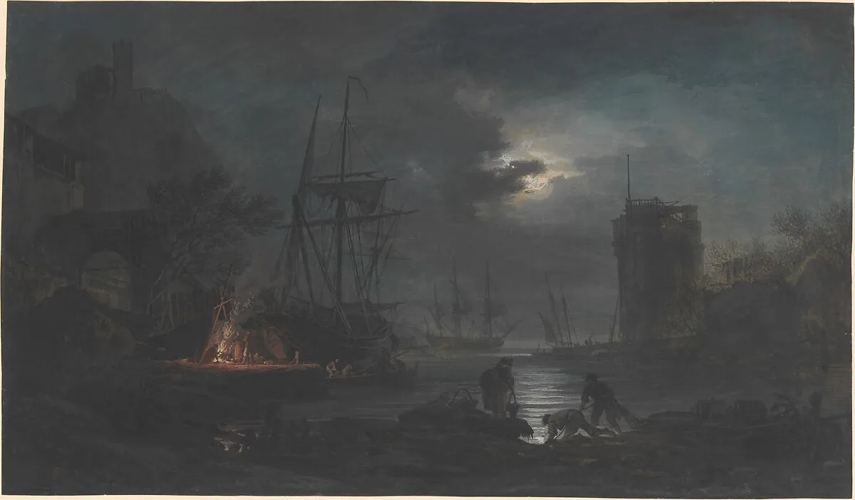 Moonlight — Joseph Vernet