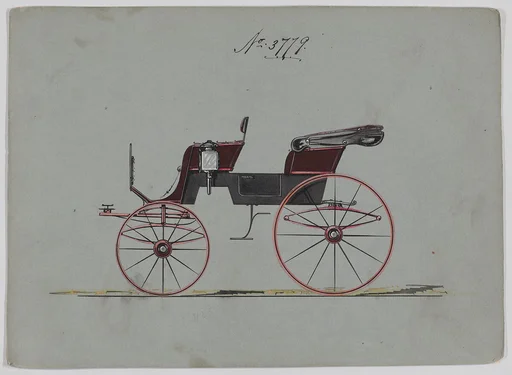 Design for 2 seat Phaeton, no. 3779