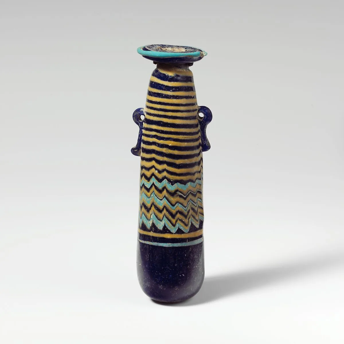 Glass alabastron (perfume bottle) — Unknown