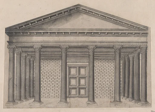 Speculum Romanae Magnificentiae: Maison antique a Nymmes