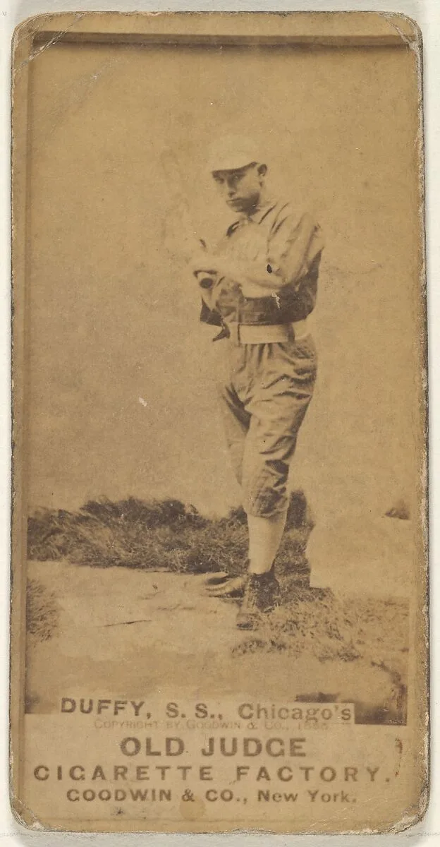 Duffy, Shortstop, Chicago, from the Old Judge series (N172) for Old Judge Cigarettes — Goodwin & Company
