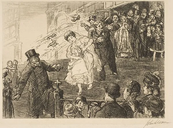The Little Bride; from the series 'New York City Life' — John Sloan