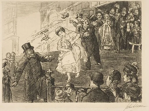 The Little Bride; from the series 'New York City Life'