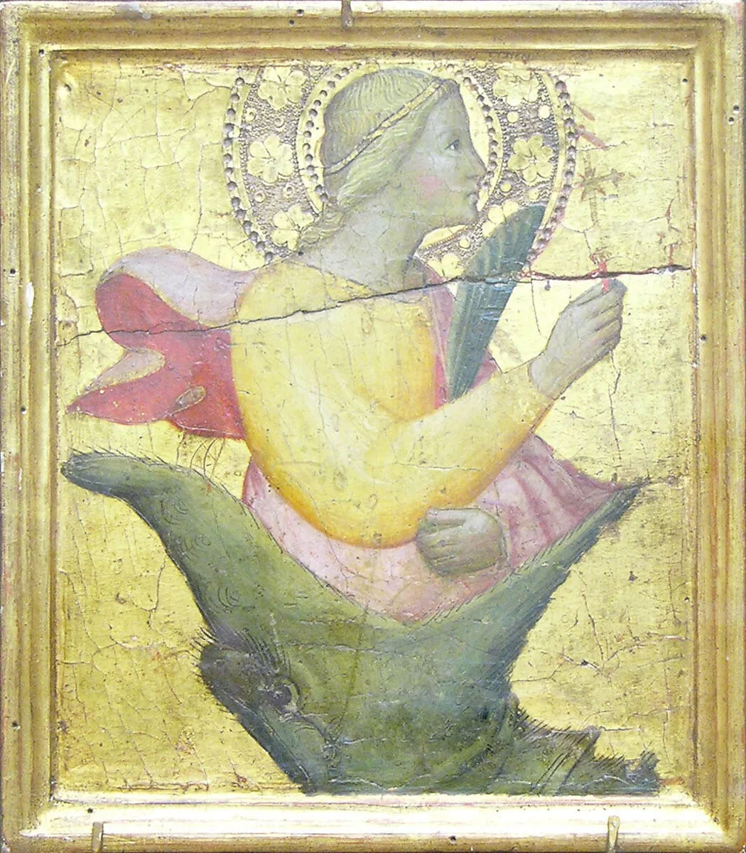 Saint Margaret and the Dragon — Agnolo Gaddi