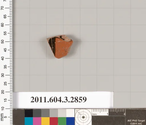 Terracotta fragment of a closed shape