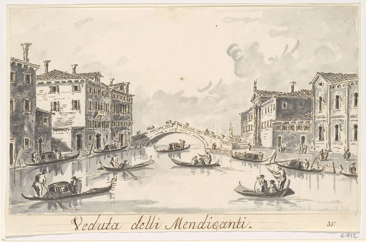 The Rio dei Mendicanti — Giacomo Guardi