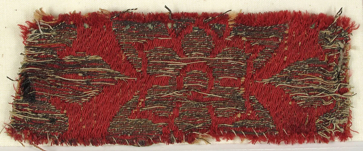 Textile with Flower Motive — Unknown