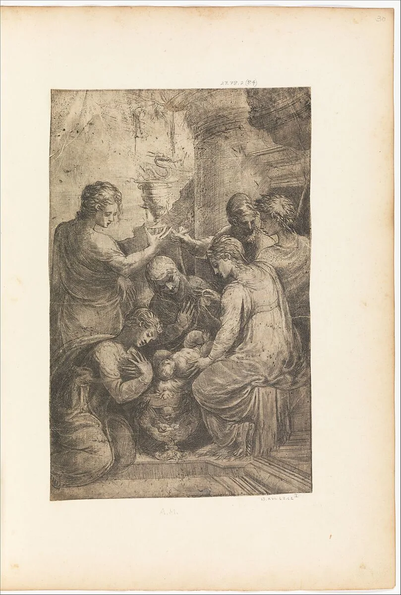 Adoration of the Child — Andrea Schiavone (Andrea Meldola)