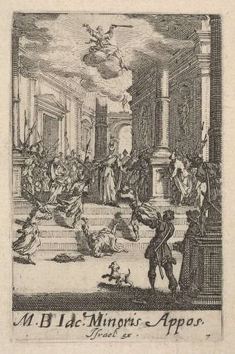 Martyrdom of Saint James the Lesser, from the series 'The little apostles' (Les petits apôtres)