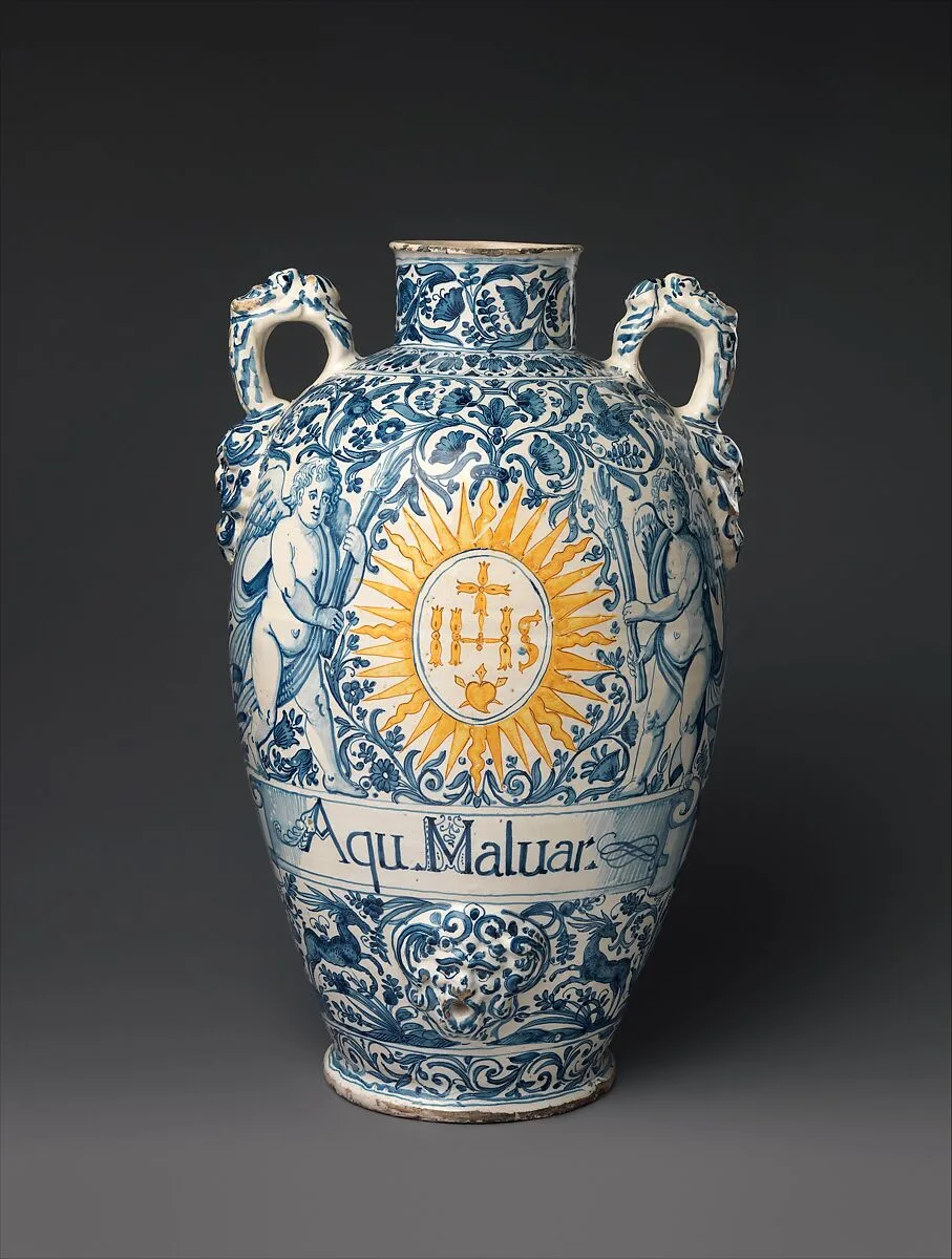 Drug vase (one of a pair) — Unknown