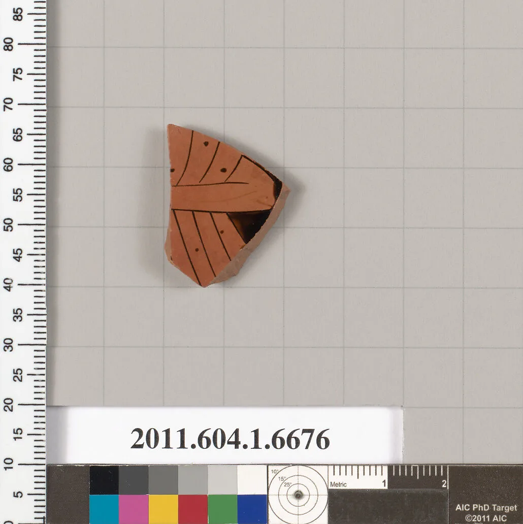 Terracotta fragment of a kylix (drinking cup) — Unknown