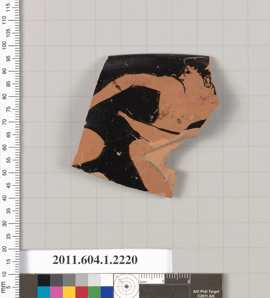 Terracotta rim fragment of a kylix (drinking cup) — Unknown