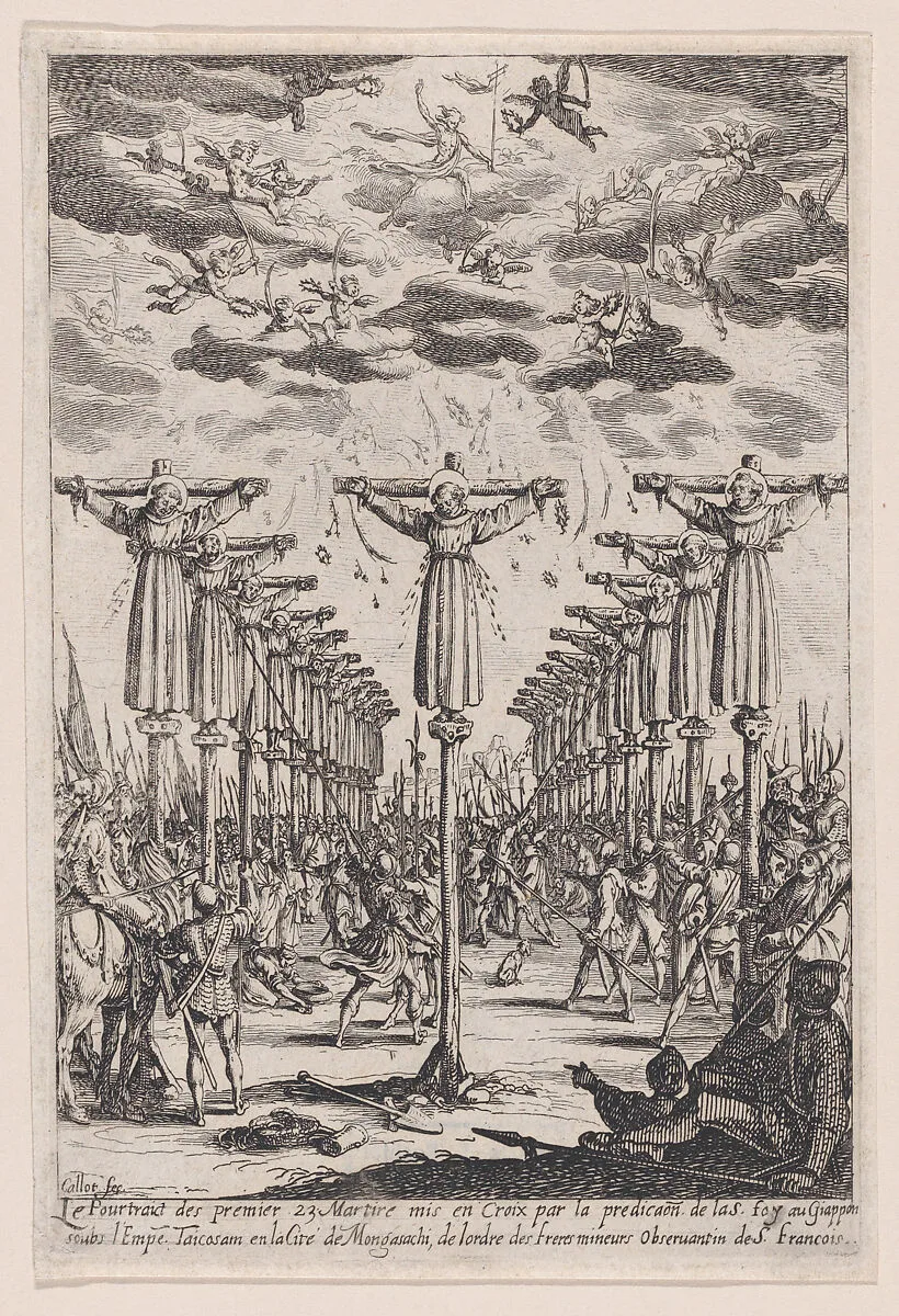 Les Martyrs du Japon (The Martyrs of Japan) — Jacques Callot