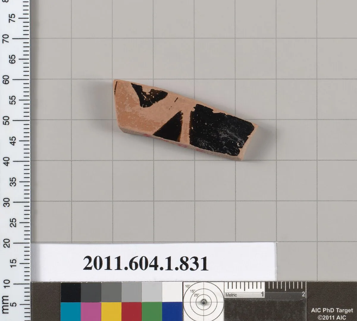 Terracotta fragment of a kylix (drinking cup) — Unknown
