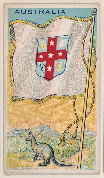 Australia, bakery card from the Flags series (D34), issued by the Ward-Mackey Company — Ward-Mackey Company