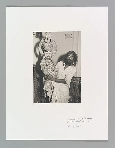 Ramayana Actor with his Bearer, Janakpur, Nepal — Kevin Bubriski