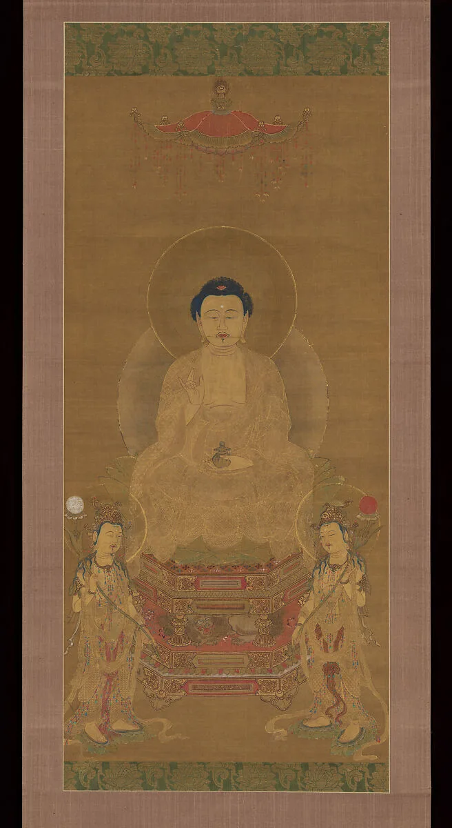 薬師三尊|Triad of the Medicine Master Buddha Yakushi (Bhaisajya Buddha) — Unidentified artist