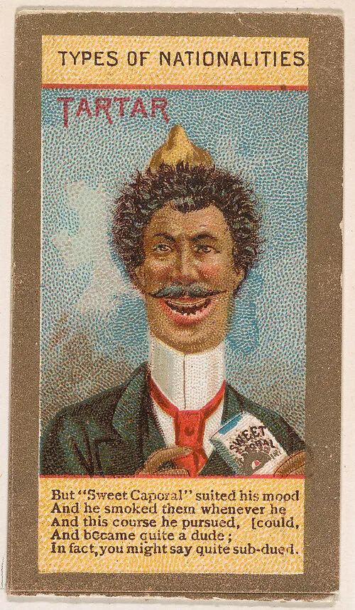 Tartar, from Types of Nationalities (N240) issued by Kinney Bros. — Kinney Brothers Tobacco Company