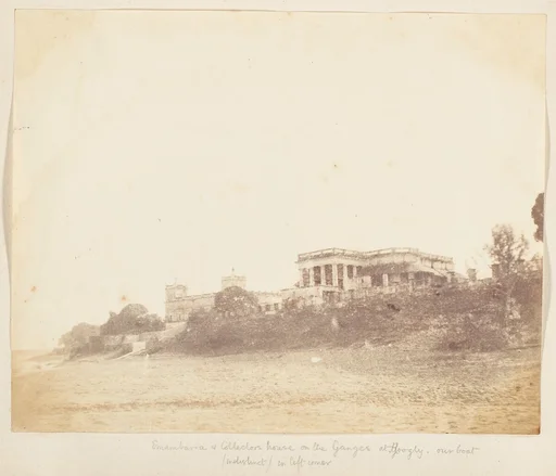 [Imambara and Collectors House on the Ganges, Hooghly]