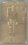 [School Friend of Walker Evans Standing Before Brick Building, Loomis Institute, Windsor, Connecticut]