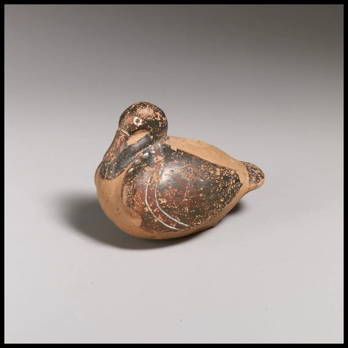 Terracotta vase in the form of a duck — Unknown