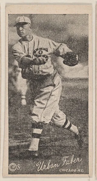 Urban Faber, Chicago, A.L., Baseball strip card (W572) — Unknown